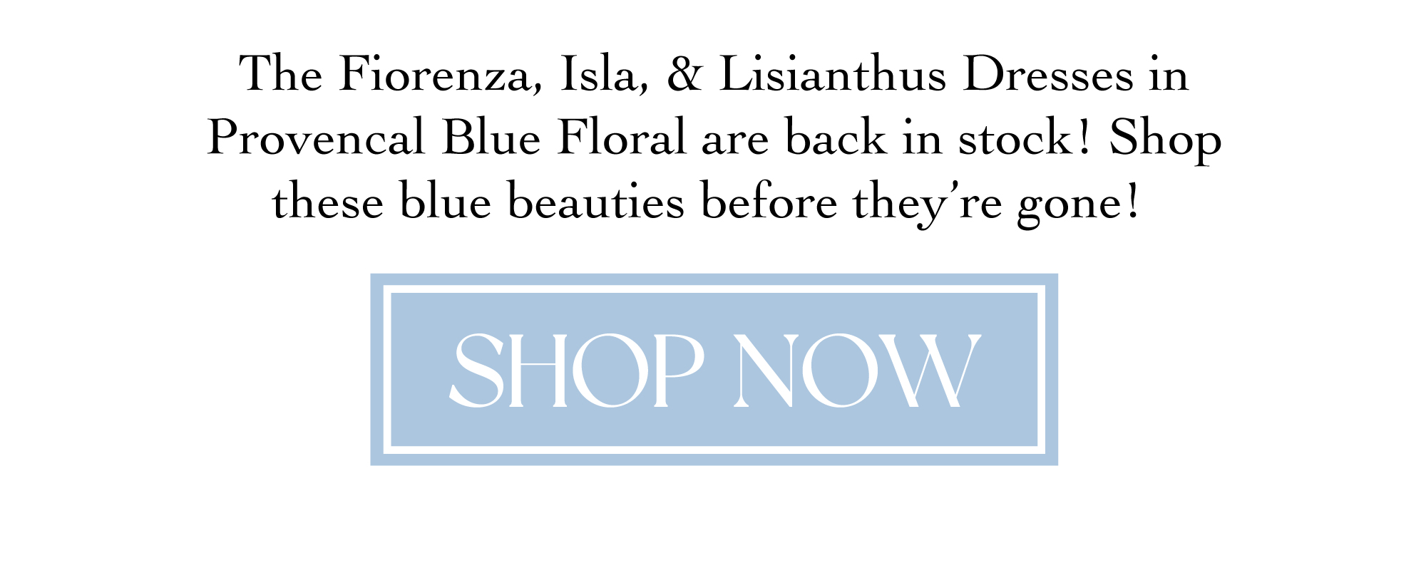 The Lisianthus Dress in Provencal Blue Floral